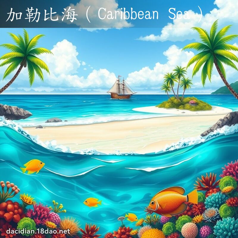 加勒比海（Caribbean Sea） - 国语大辞典配图