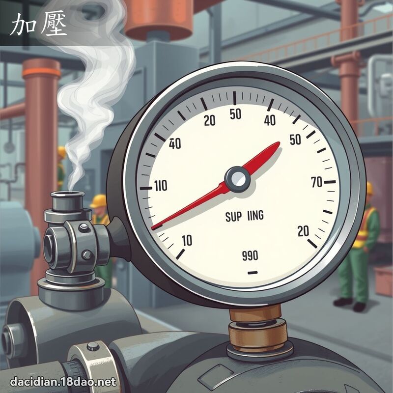 加壓 - 國語大辭典配圖