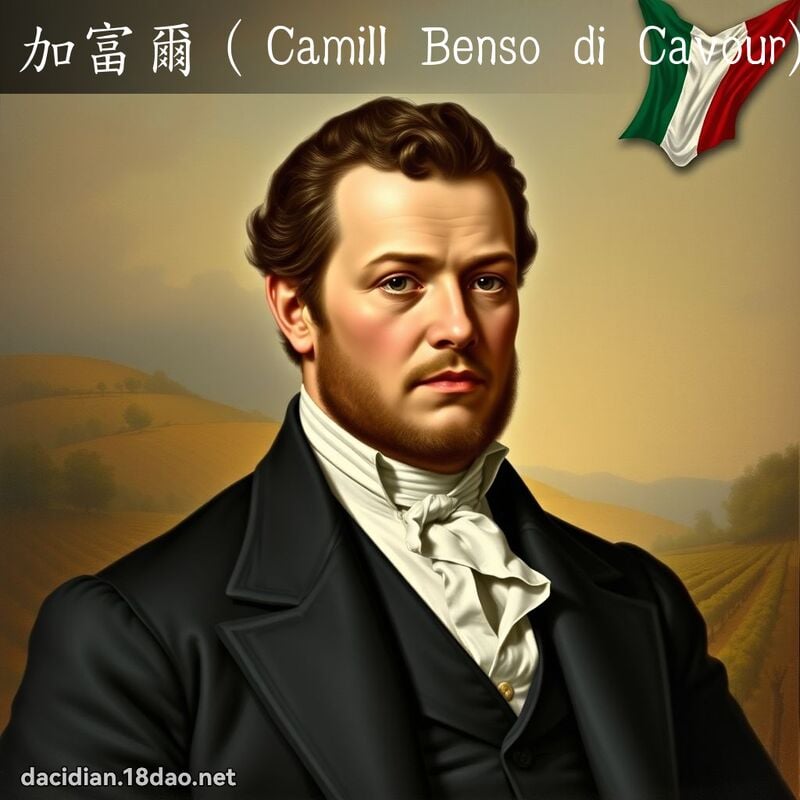 加富尔（Camill Benso di Cavour) - 国语大辞典配图