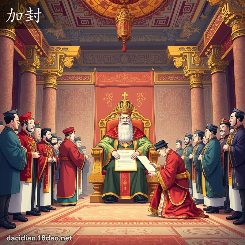 加封 - 国语大辞典配图