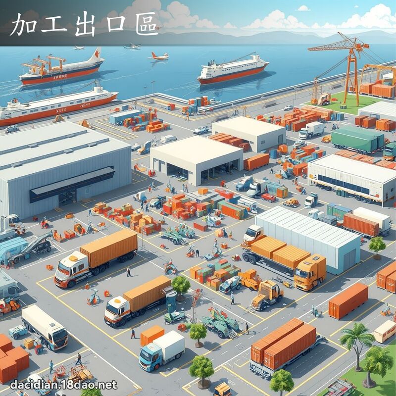 加工出口区 - 国语大辞典配图