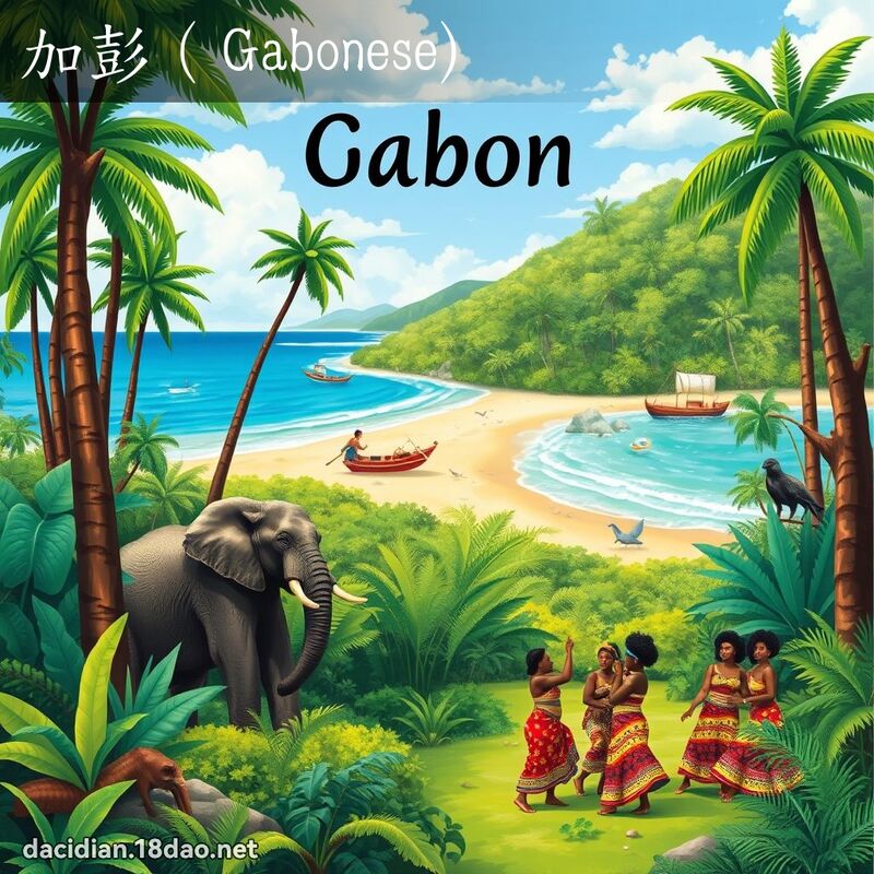 加彭（Gabonese) - 国语大辞典配图