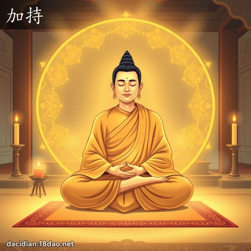 加持 - 国语大辞典配图