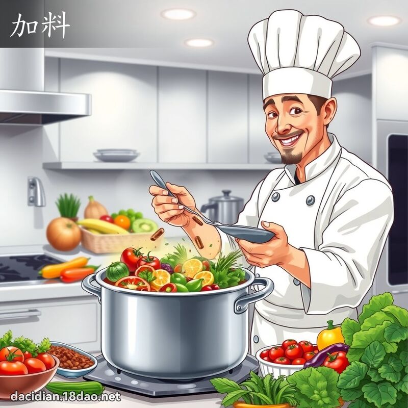 加料 - 国语大辞典配图