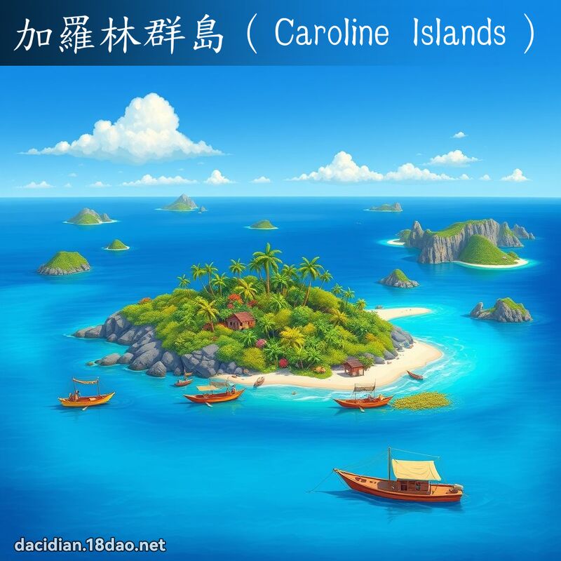 加罗林群岛（Caroline Islands） - 国语大辞典配图