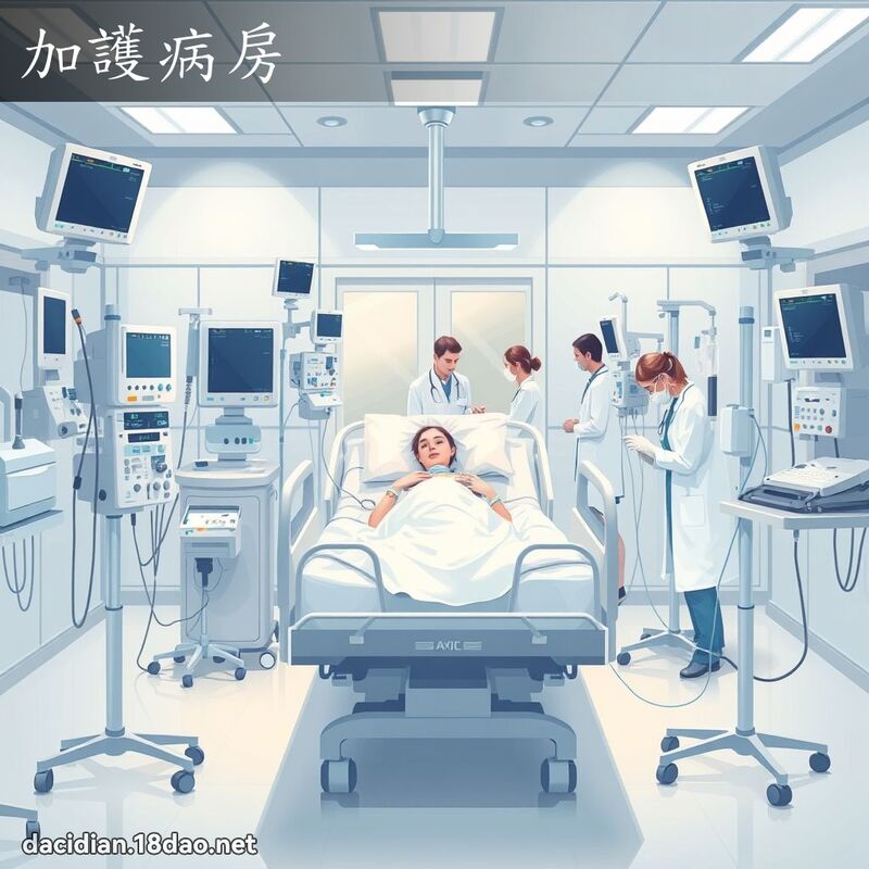 加护病房 - 国语大辞典配图