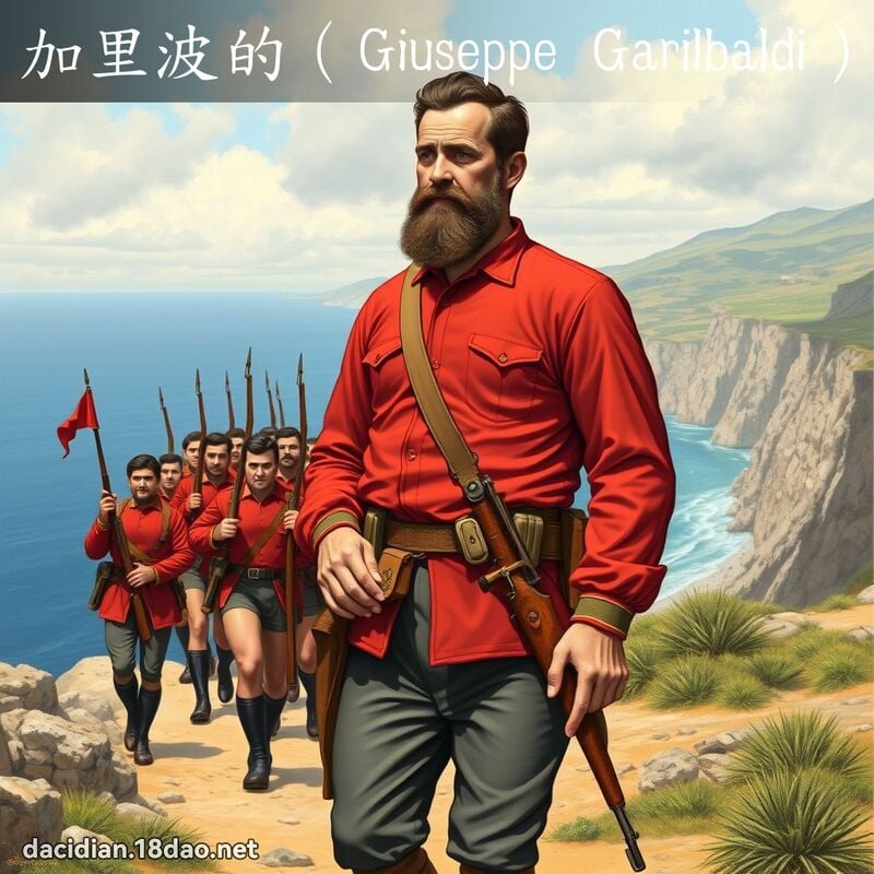 加里波的（Giuseppe Garilbaldi） - 國語大辭典配圖