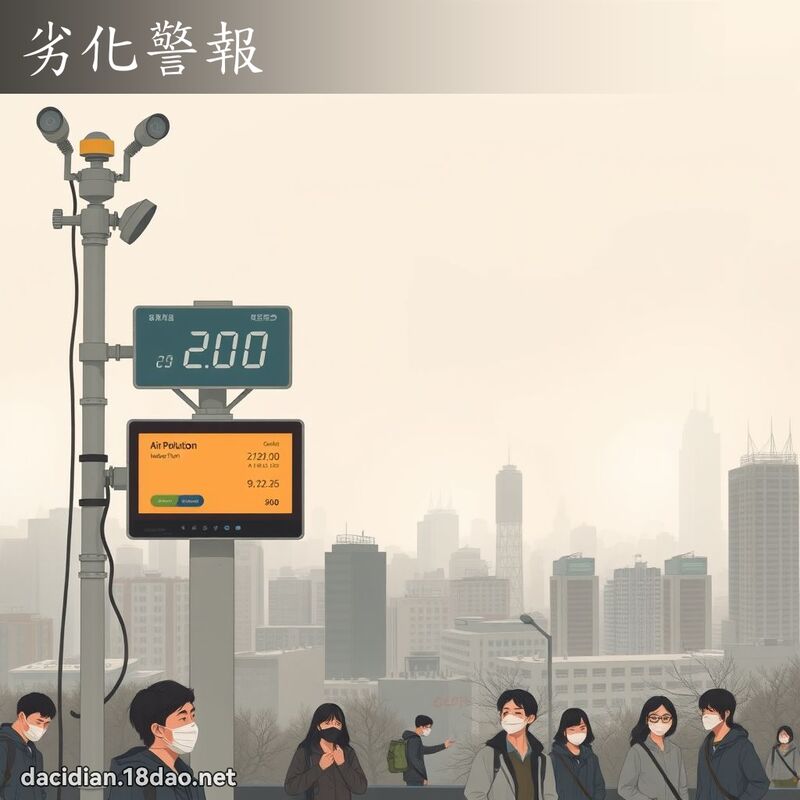 劣化警报 - 国语大辞典配图