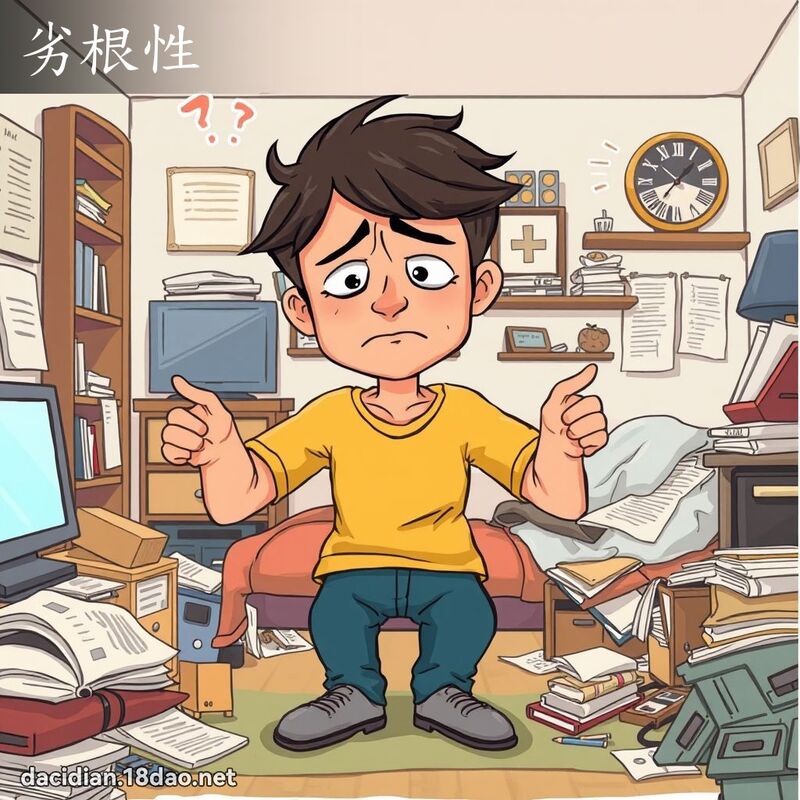 劣根性 - 国语大辞典配图