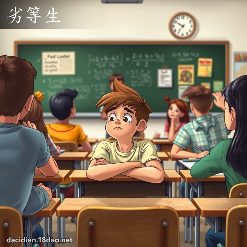 劣等生 - 國語大辭典配圖