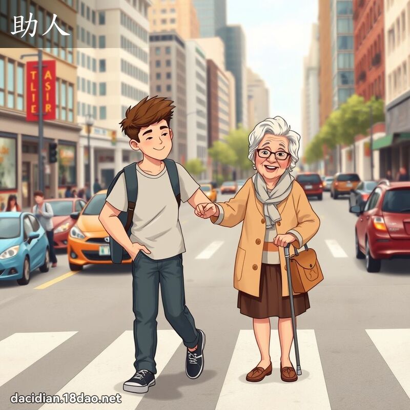 助人 - 國語大辭典配圖