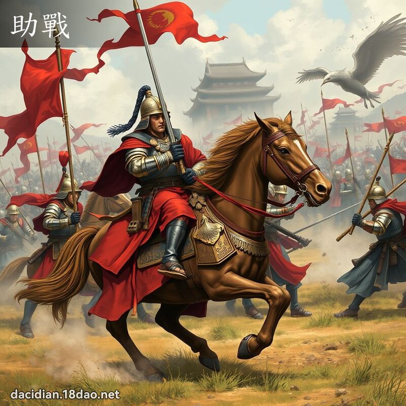 助戰 - 國語大辭典配圖
