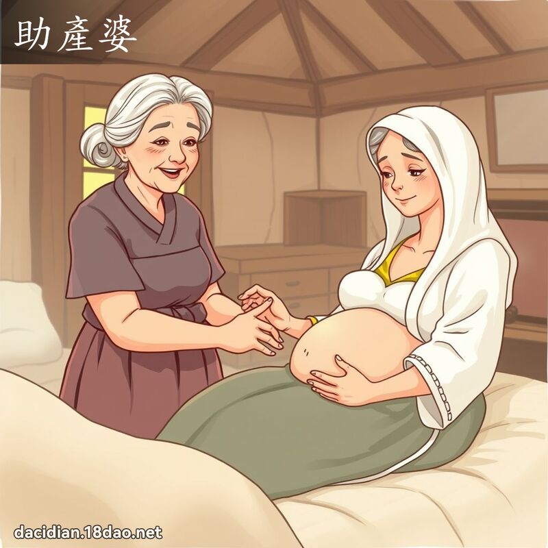 助产婆 - 国语大辞典配图