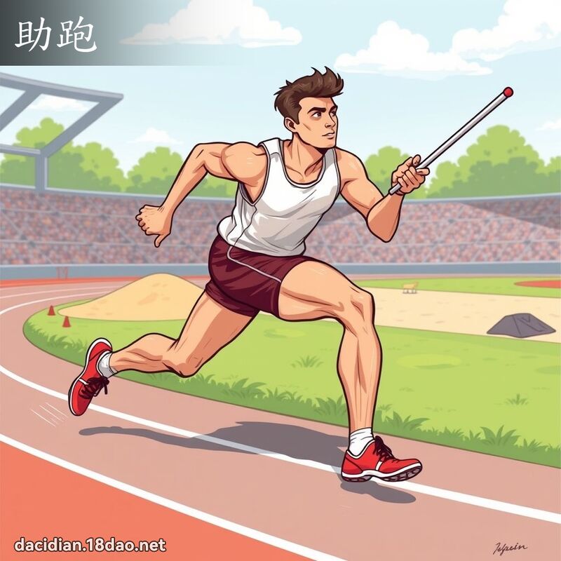 助跑 - 國語大辭典配圖