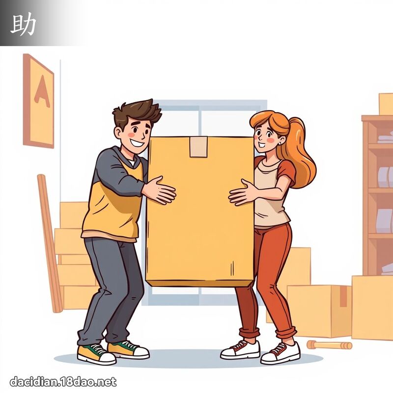 助 - 國語大辭典配圖