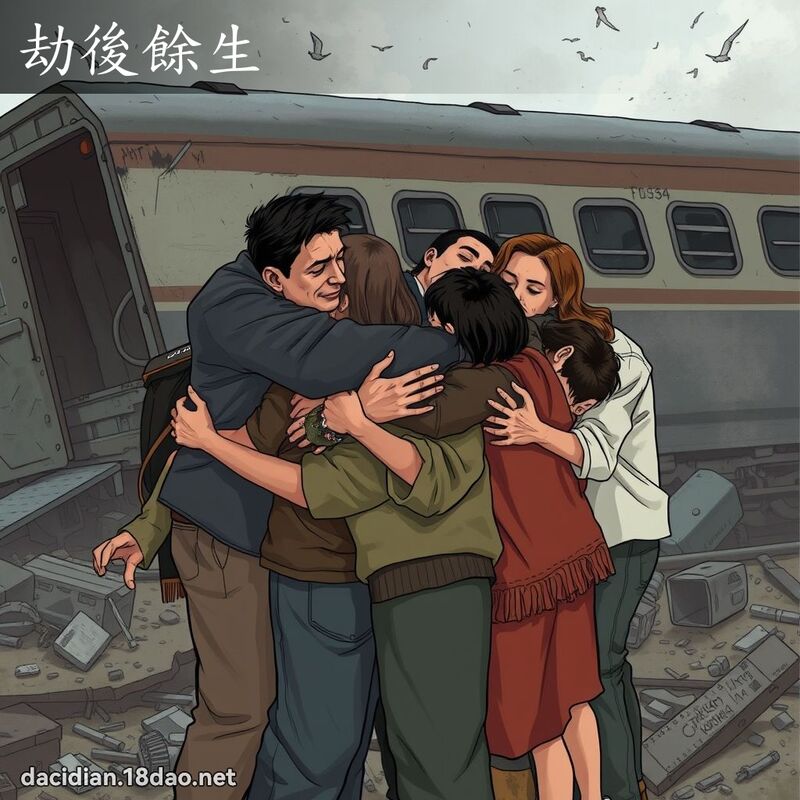 劫後餘生 - 國語大辭典配圖