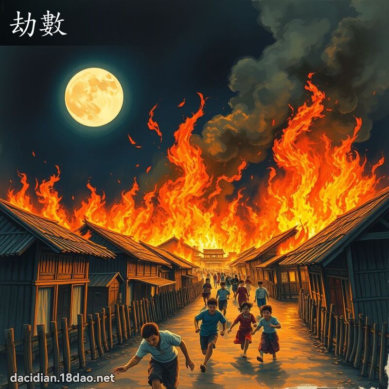 劫数 - 国语大辞典配图