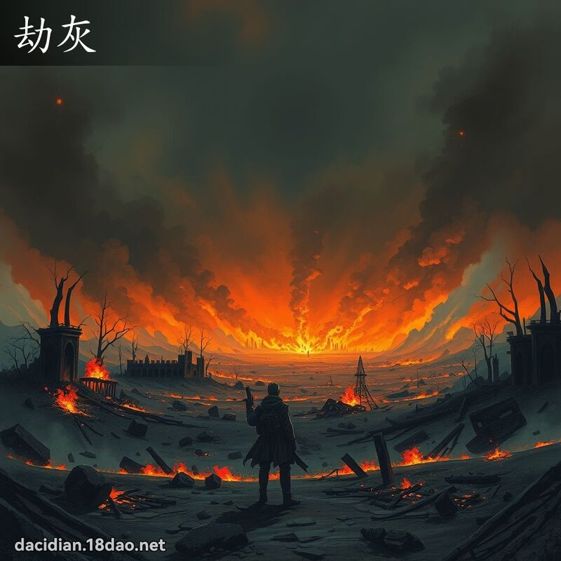 劫灰 - 国语大辞典配图