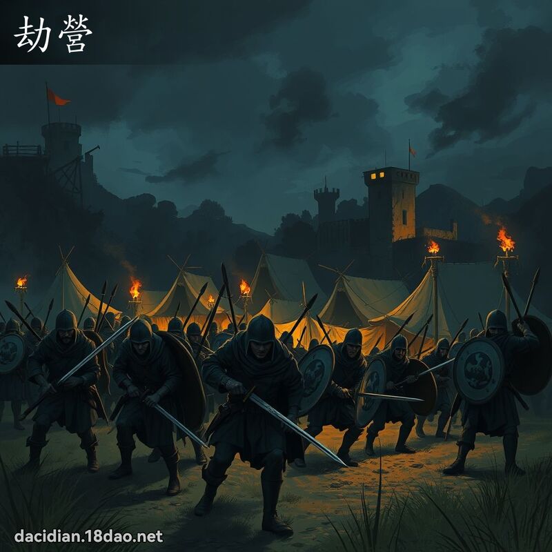 劫营 - 国语大辞典配图