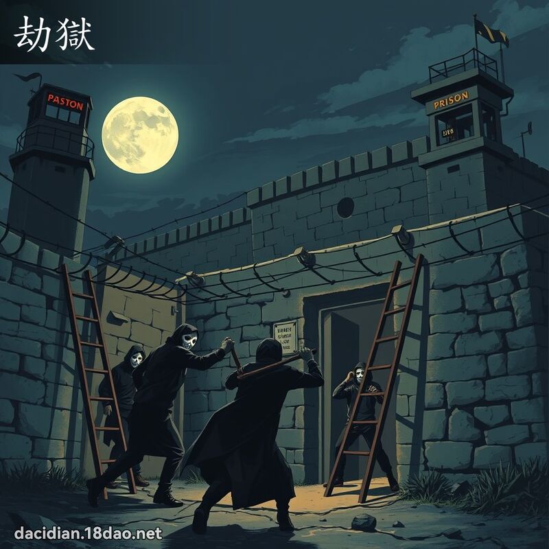 劫狱 - 国语大辞典配图