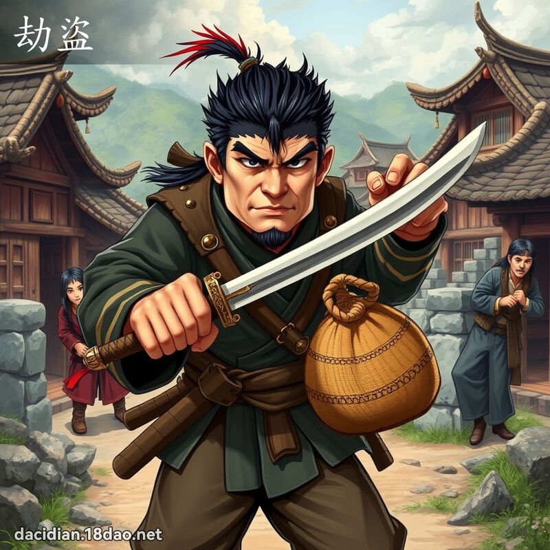 劫盗 - 国语大辞典配图