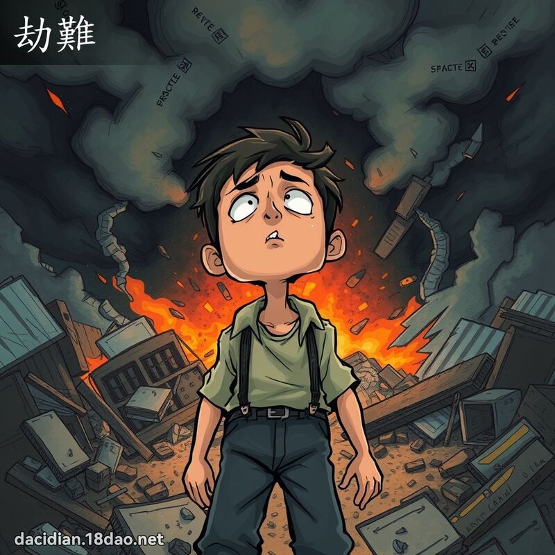 劫难 - 国语大辞典配图