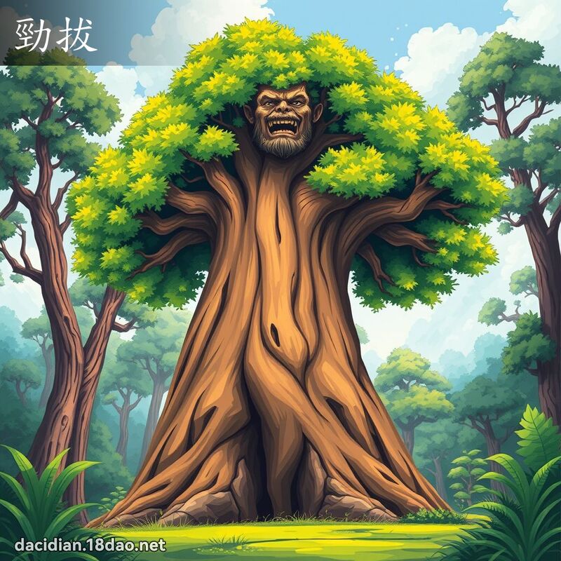 劲拔 - 国语大辞典配图