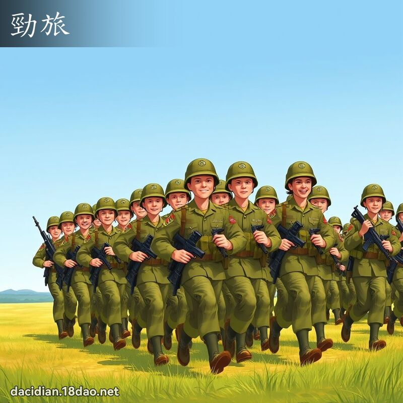 劲旅 - 国语大辞典配图