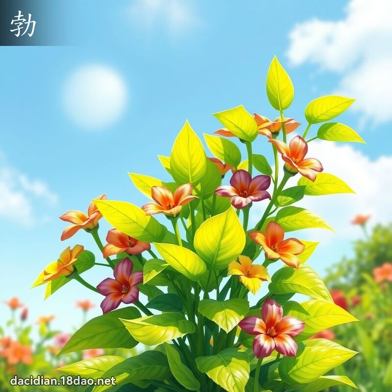 勃 - 國語大辭典配圖