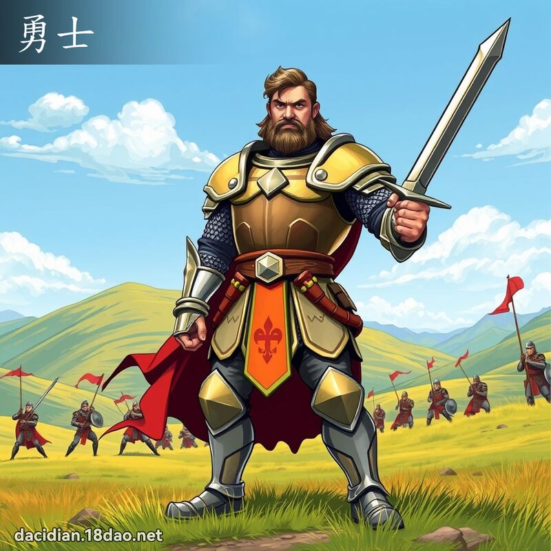 勇士 - 國語大辭典配圖