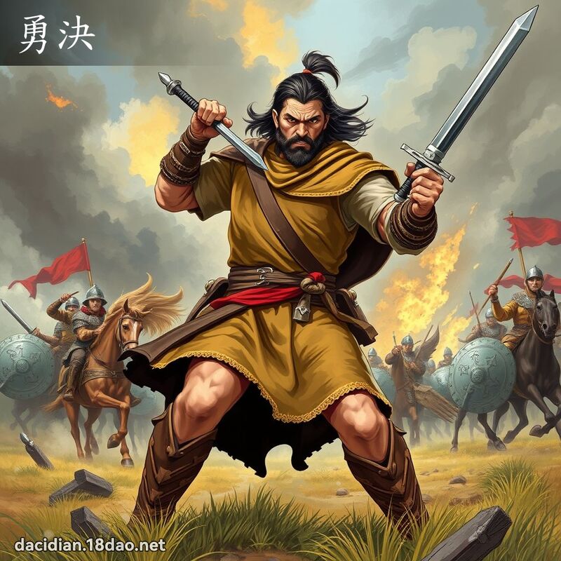 勇決 - 國語大辭典配圖