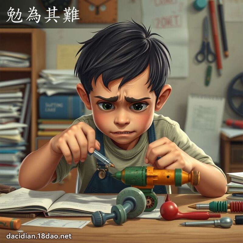 勉为其难 - 国语大辞典配图