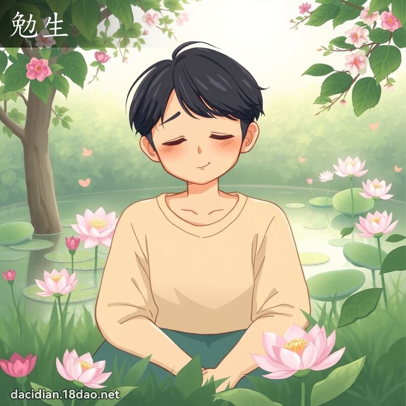 勉生 - 国语大辞典配图