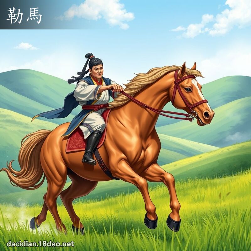 勒馬 - 國語大辭典配圖
