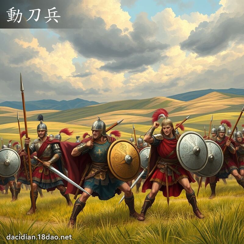 動刀兵 - 國語大辭典配圖