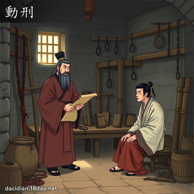 动刑 - 国语大辞典配图