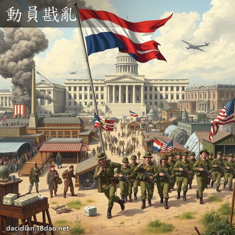 動員戡亂 - 國語大辭典配圖