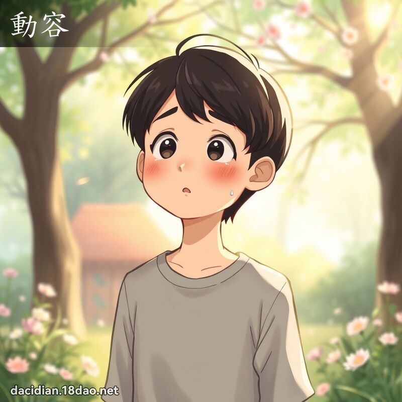 動容 - 國語大辭典配圖