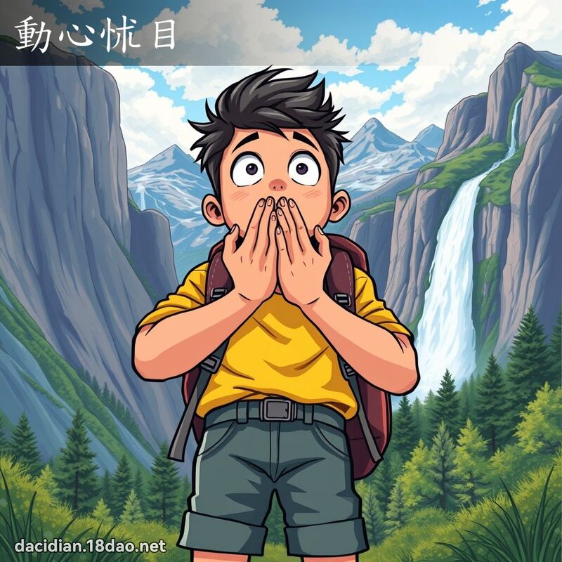 动心怵目 - 国语大辞典配图