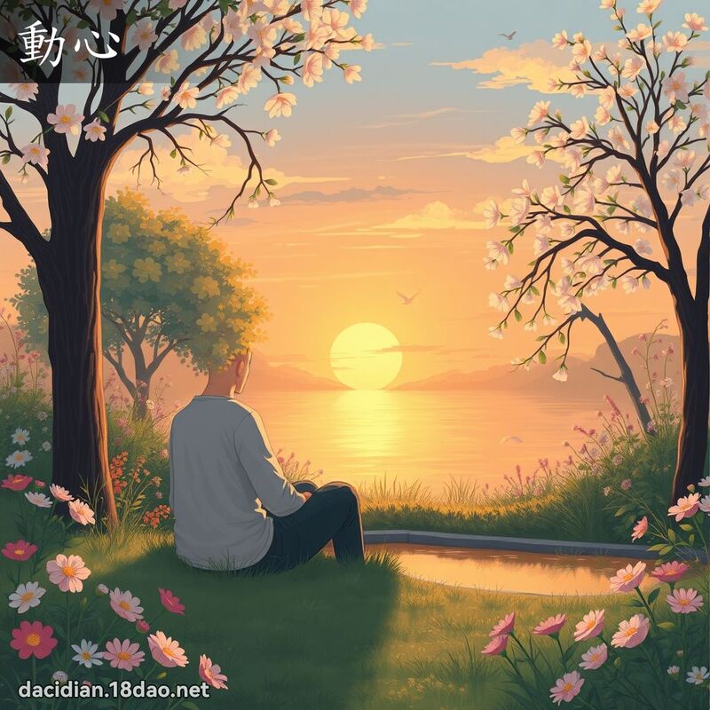 動心 - 國語大辭典配圖
