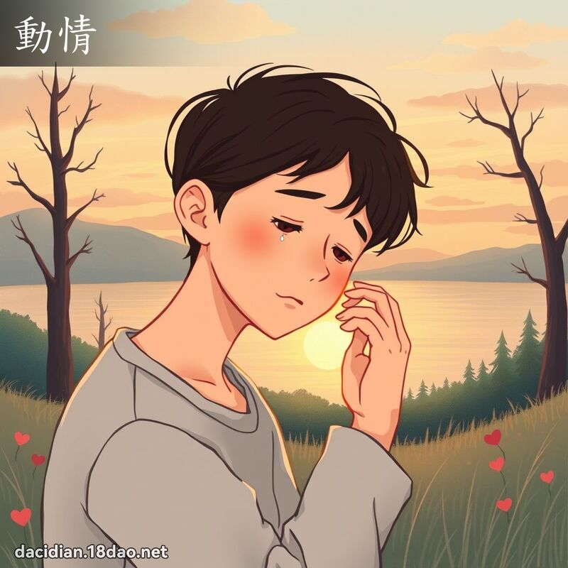 动情 - 国语大辞典配图