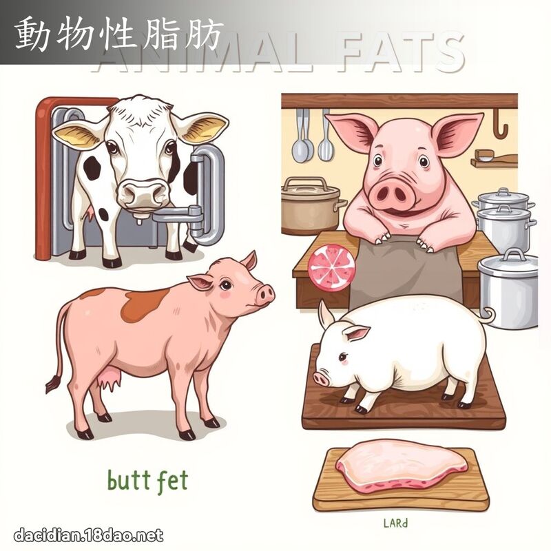 动物性脂肪 - 国语大辞典配图