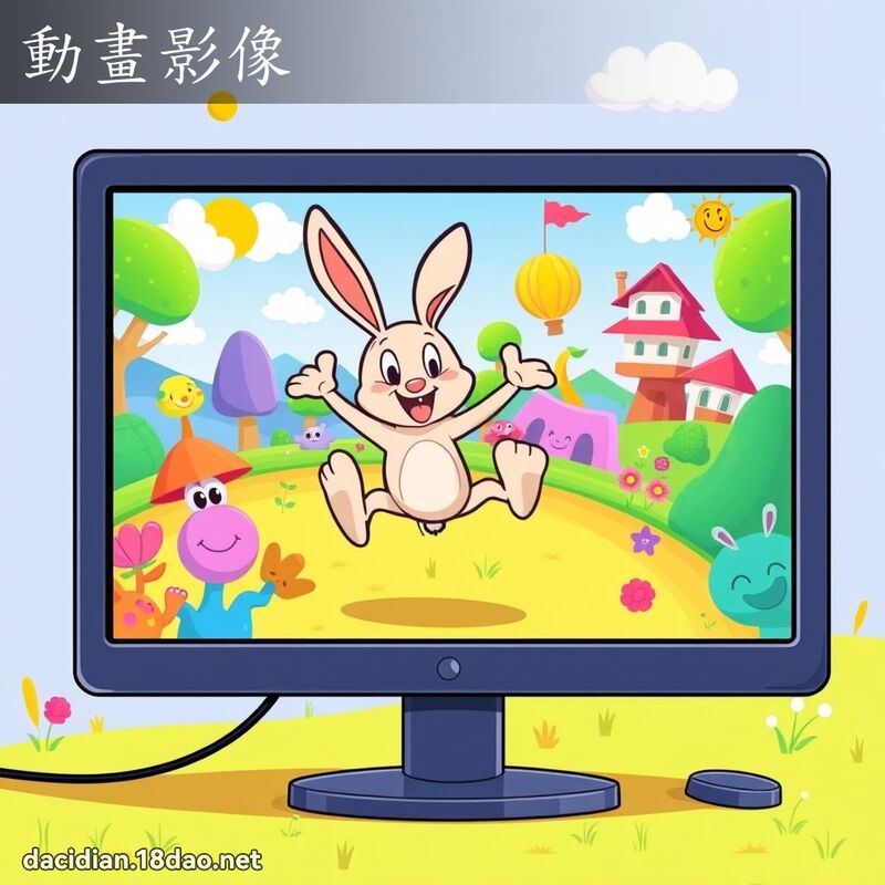動畫影像 - 國語大辭典配圖