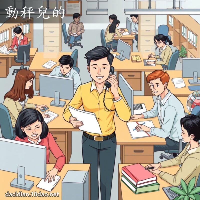 动秤儿的 - 国语大辞典配图