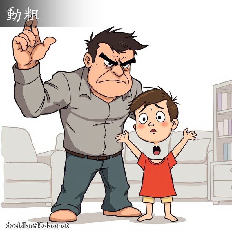 動粗 - 國語大辭典配圖