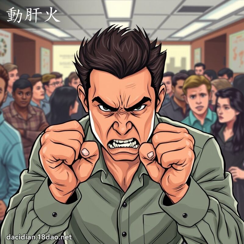 動肝火 - 國語大辭典配圖