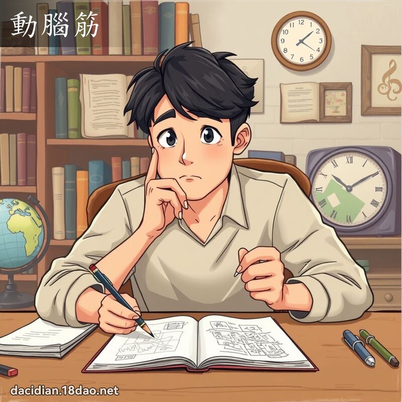 动脑筋 - 国语大辞典配图