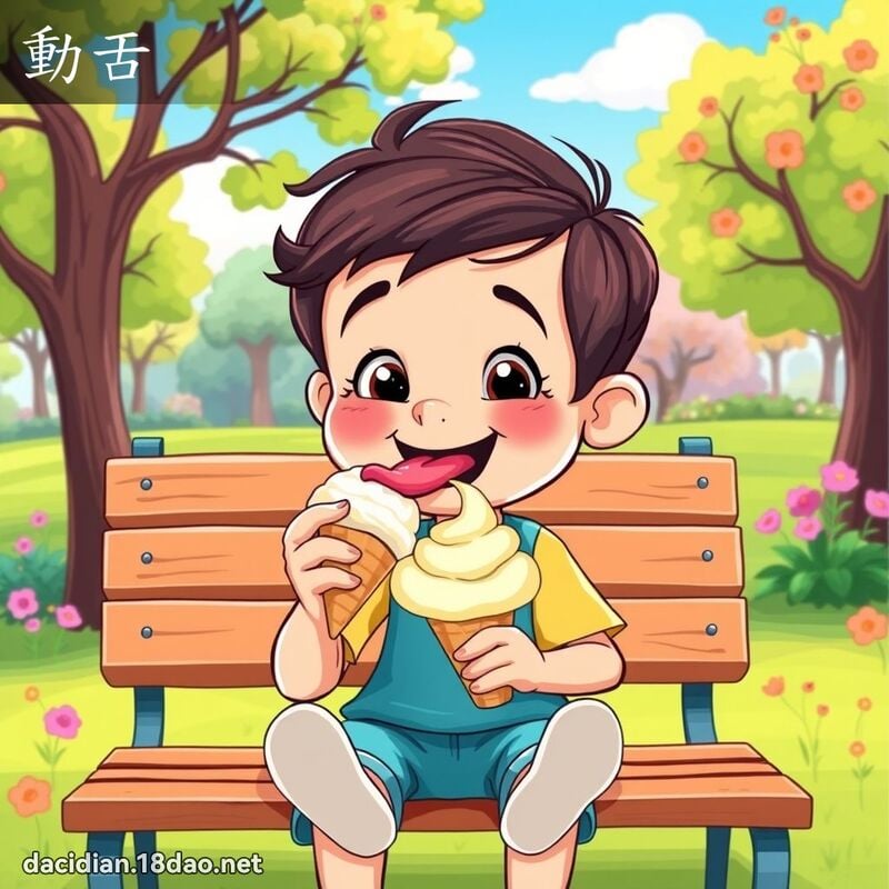 動舌 - 國語大辭典配圖