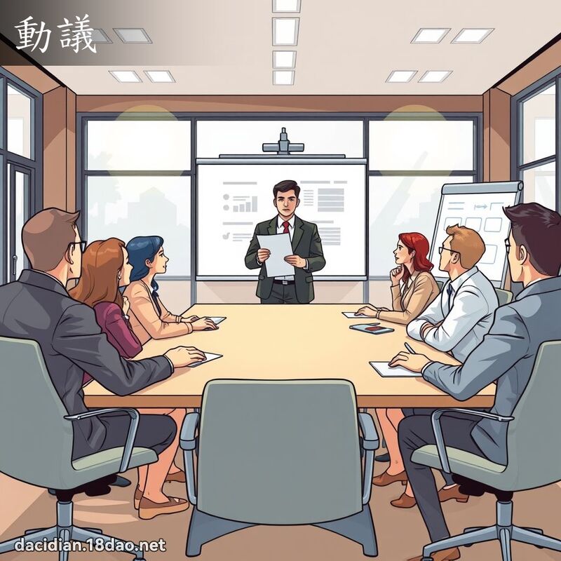 動議 - 國語大辭典配圖