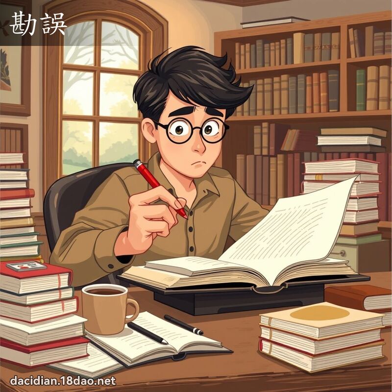 勘误 - 国语大辞典配图